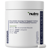 Eonion | Advanced Liposomal NAD+ Complex • 300mg NR, 200mg Ubiquinol CoQ10, Shilajit & PQQ • Mitochondrial Support Supplement for Cellular Energy, Longevity & Cognitive Focus • 60 Vegan Capsules